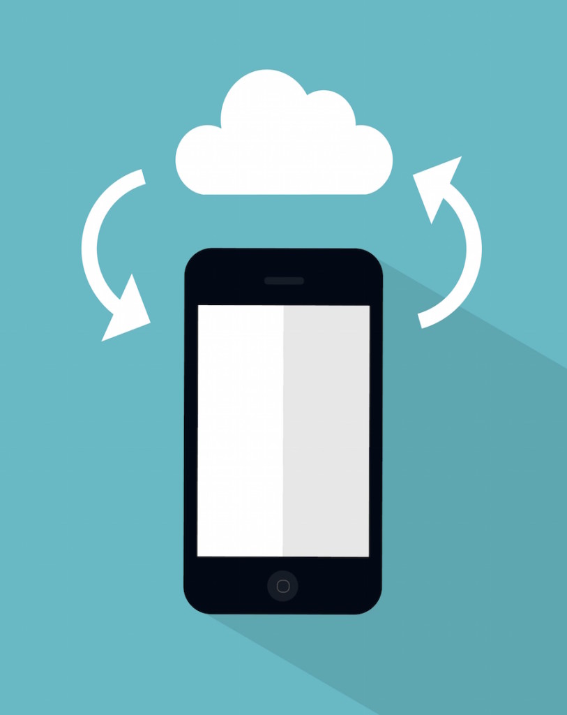 Cloud Sync on Phone for Information Sharing.